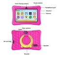 thumbnail image 7 of Kids Tablet, 7 inch Android 15 Tablet for Kids, 8GB+32GB 1TB Expand, Quad-Core Toddler Tablets with Shockproof Case, BT5.0, WiFi 5, Parental Control, Games, Dual Camera, 7 of 7
