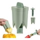 thumbnail image 1 of Descorazonador de chiles y pimientos dos en uno | Descorazonador de pimientos verdes y tomates para frutas y verduras | Extracción rápida del corazón con diseño de cúspide | Fácil de limpiar y, 1 of 6