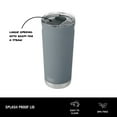 thumbnail image 4 of BUILT Torrent 20 oz Double-Wall Insulated Stainless Steel Tumbler Water Bottle, Gray, 4 of 17