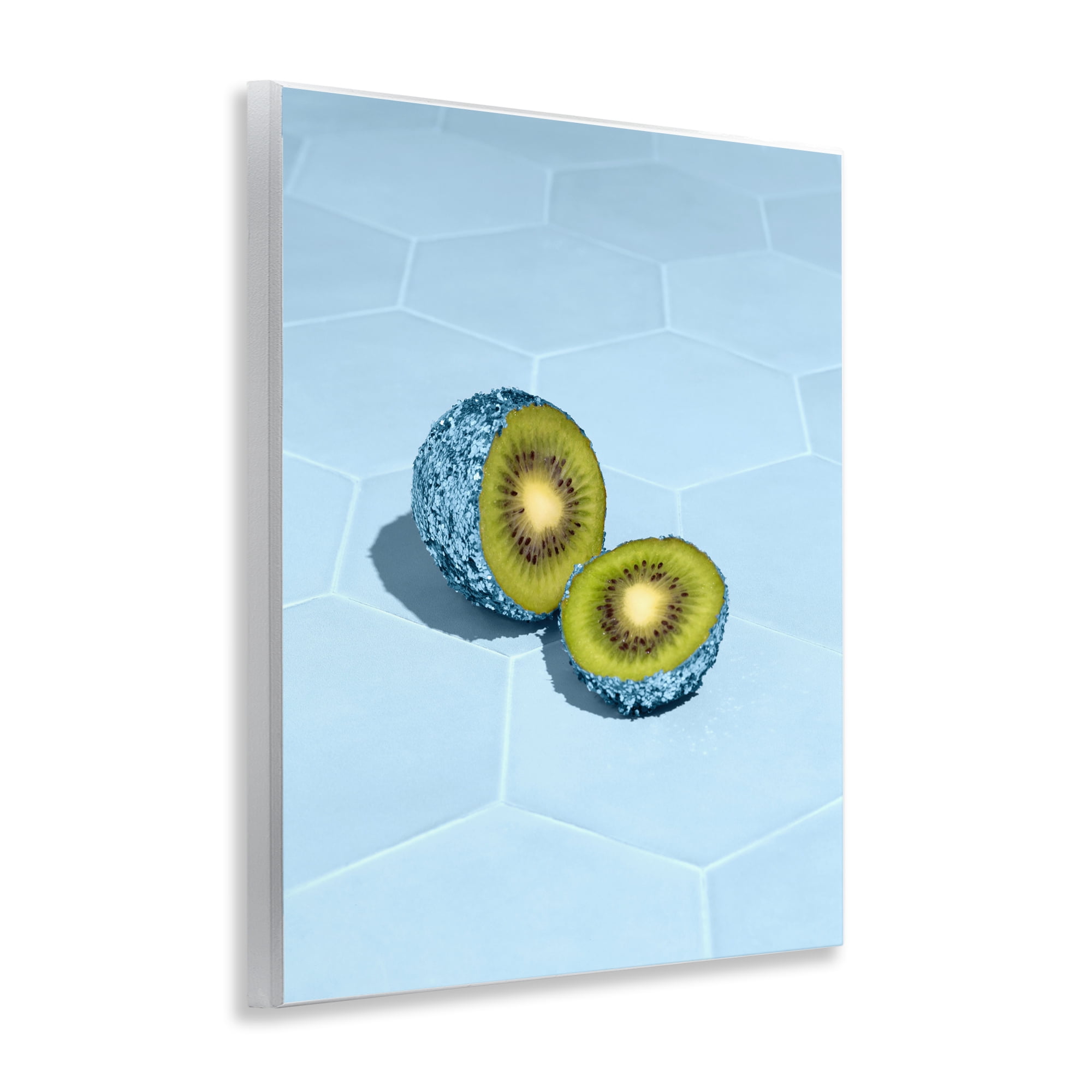Stupell Industries Blue Glimmer Kiwi Wall Plaque Art, design by LISH Creative