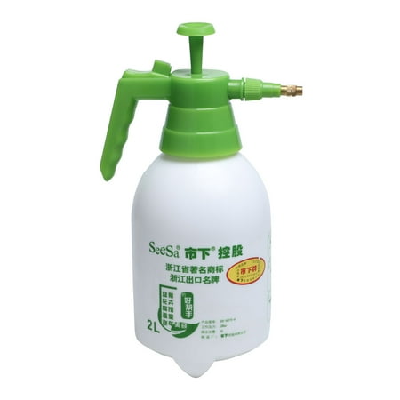 Spray Green Box Unique Bargains 2000ML Capacity Green Handle White Body Water Container Plastic Spray Bottle ()