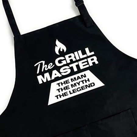 

UP THE MOMENT The Grill Master The Man The Myth The Legend Apron Funny Apron for Men BBQ Grill Apron Chef Apron Funny Apron for Dad Mens Funny Apron Funny Chef Apron for Men