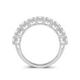 thumbnail image 3 of TimeLe$$ Classics 14K White Gold Round Lab Grown Diamond Ladies Nine Stone Wedding Anniversary Stackable Ring Band - 1 CTW (Ring Size: 6.5), 3 of 7
