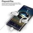 thumbnail image 4 of PYYNA-Open Ear USB C Headphones Wired Earbuds for iPhone 17 16 Pro Max 15 16e/iPad A16 11 10th,Type C Plug Over Ear Hooks Headphones with Mic for Samsung S26 Ultra S25 S24 S23 Sports Running Corded H, 4 of 4
