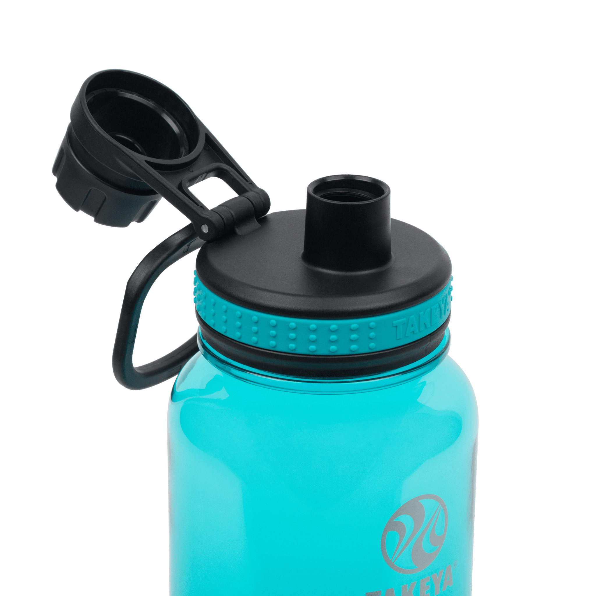 Takeya Tritan Plastic Straw Lid Water Bottle, Lightweight, Dishwasher safe,  14 oz, Fuchsia 