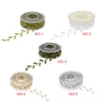 thumbnail image 2 of jesticaly 15m Ribbon DIY Craft Wedding Party Baby Shower Decoration Garland Wreath Making Leaves Trim Ribbon beige, 2 of 6