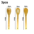thumbnail image 2 of Juego de utensilios de cocina con pala de bambú ecológico, 2 of 5