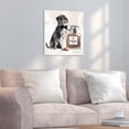 thumbnail image 6 of Empire Art Direct Such a Gent Schnauzer Frameless Free Floating Tempered Glass Panel Graphic Wall Art, 20" x 20" x 0.2", Ready to Hang, 6 of 9
