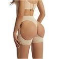 thumbnail image 5 of Elainilye Fashion Thong Shapewear Ladies Plus Size Seamless High Waist Butt Lifting Panties Skin Friendly Lifter Body Shaper Pants,Beige, 5 of 5