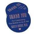 thumbnail image 1 of Inkdotpot Real Rose Gold Foil Thank You For Celebrating The Mother To Be Baby Shower Tags Favor Hang Paper Tags 50 Pieces, 1 of 7