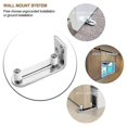 thumbnail image 5 of Modern Chrome Sliding Barn Door Floor Adjustable Stay Wall Mount System For All Size Door, 5 of 5
