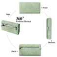 thumbnail image 4 of GAEKEAO Women’s Trifold Wallet Rfid Blocking Vegan Leather Wristlet with 3 ID Windows, 4 of 6