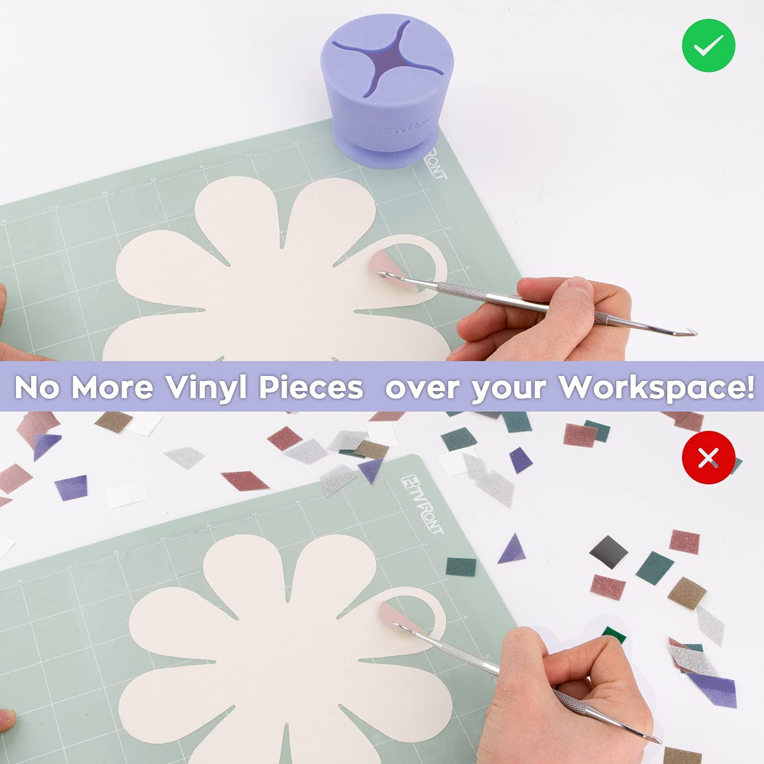 Silicone Vinyl Weeding Scrap Collector – Andeta Glitters & Designs