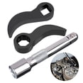 thumbnail image 2 of Visland Pry Bar Wrench Adaptor Heads Rustproof Crowbar Adapter Head Tools Half Shaft Removal Car Repairing Tools with Extension Bar, 2 of 8