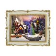 thumbnail image 2 of Christmas Town Sets Resina LED Iluminado Christmas Town House con coleccionables Navidad Invierno Decoraciones, 2 of 9
