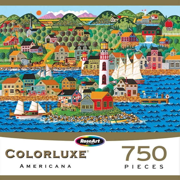Cra-Z-Art Colorluxe 750 Piece Adult Jigsaw Puzzle Assortment by