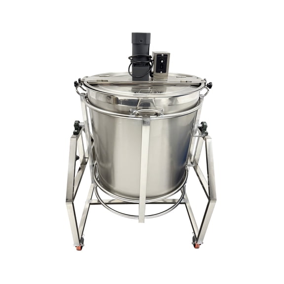 98L 25.9gal Food Mixer Natural Gas and Electric Stirrer Stainless Steel Hot Pot Base Stir Fry Machine 110V