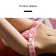 thumbnail image 3 of Mujer Tanga Chica Encaje Encantador Bragas Bowknot Diseño Ropa interior de fibra elástica transpirable, Rosa sidaley XX000028-04, 3 of 7