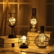 thumbnail image 5 of Lámpara de estilo de hierro forjado, lámpara decorativa, botella de vino tinto, lámpara de cobre, luz de noche decorativa led, 5 of 6