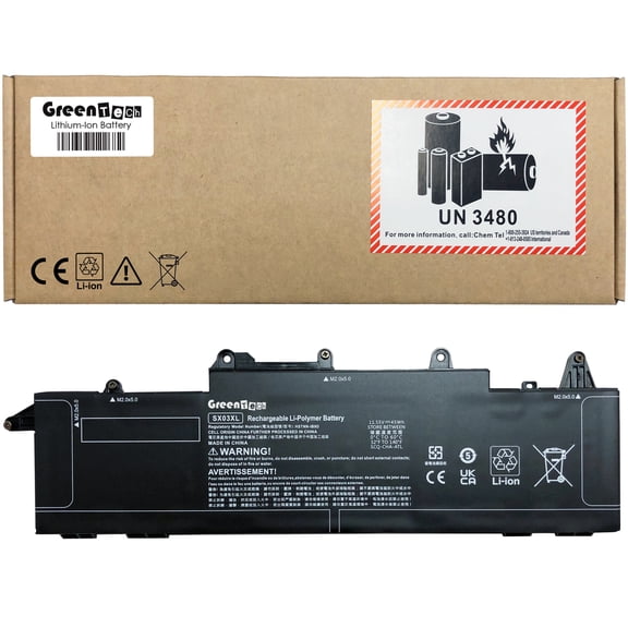 GREENTECH SX03XL L78125-005 BATTERY FOR HP PROBOOK X360 435 G7 G8 45WHR HSTNN-IB9D L77689-171