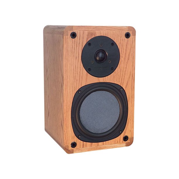 Phase Tech 6.5" Oak Bookshelf Speaker w/ Tweeter 4 Ohm 150W Home Audio