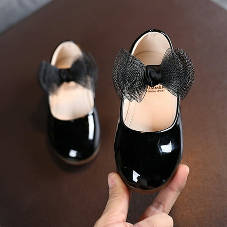 Toddler Sandals on Clearance Girls Sandals Summer Open Toe Flats Shoes Dress Sandals for Toddler Little Kid Big Kid Black Sandals For Kids Size 12.5