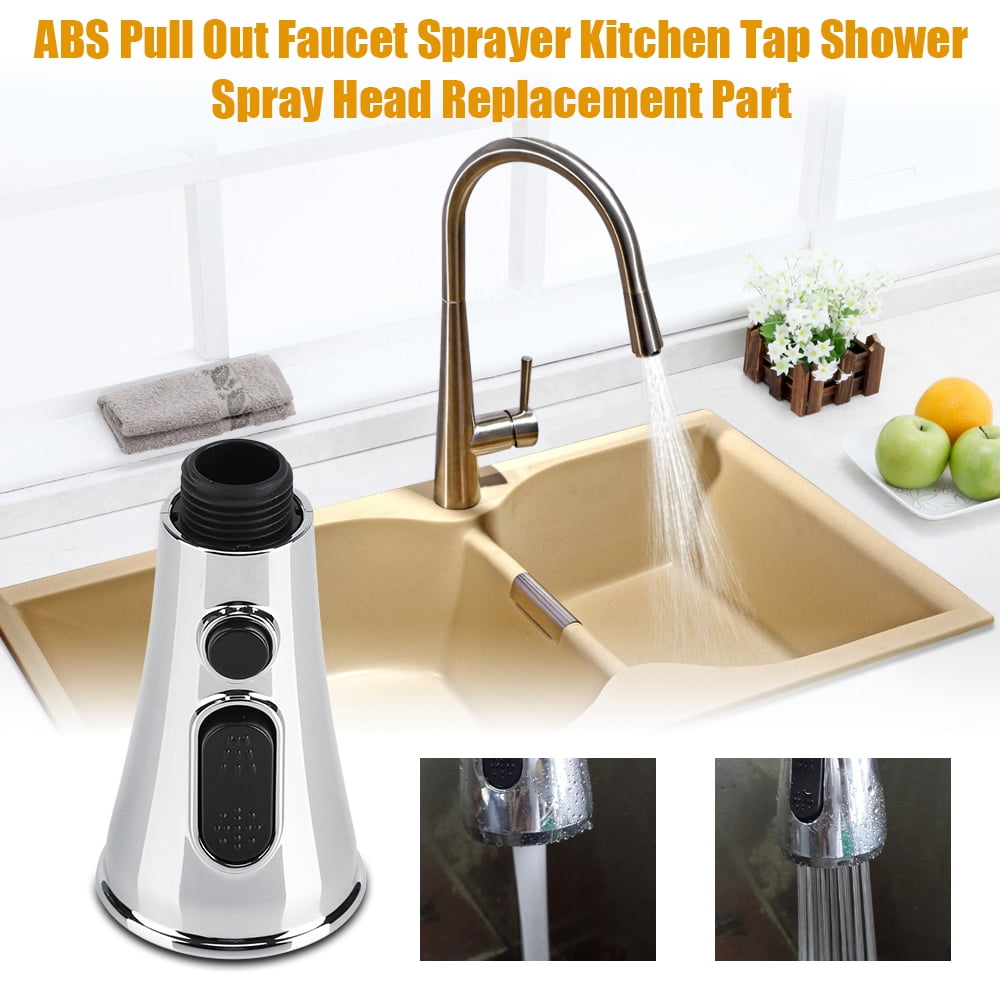 Ejoyous ABS Pull Out Faucet Sprayer Kitchen Bathroom Tap Shower Spray Head Replacement Part, Faucet Sprayer,Faucet Spray