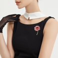 thumbnail image 3 of fuxzkrlz Women Brooch Gradient Enamel Flower Design Brooch Suit Lapel Sweater Dress Coat Badge Weddings Parties Daily Wear, 3 of 6
