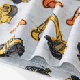 thumbnail image 6 of Hiijoy Toddler Boys Outfits Excavator Print Short Sleeve T-Shirt Shorts Set, Sizes 2-8, 6 of 7