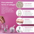thumbnail image 5 of Péptidos de colágeno FORTIBONE Premium para la salud ósea con Fortigel, Verisol, Tendoforte | Clínicamente respaldado para huesos, articulaciones, piel, cabello, uñas | Fórmula antienvejecimiento comp, 5 of 5
