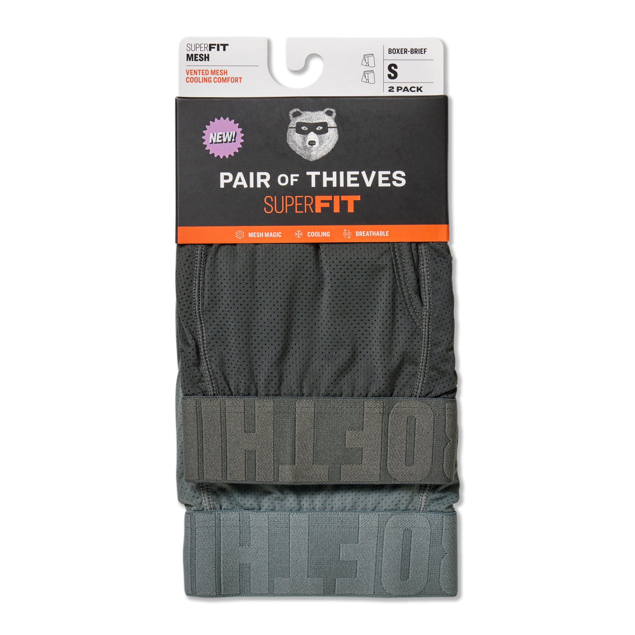 SuperFit Color Story Mesh Gunmetal 2pk XXL