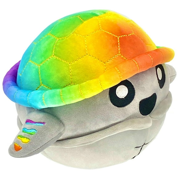 Doomlings - Rainbow Scutes Plushie 10"" Squishy Turtle Plush Toy Stuffed Animal | Adorable Kawaii Soft Plush Pillow Cute Plushie Birthday Gifts for Girls and Boys