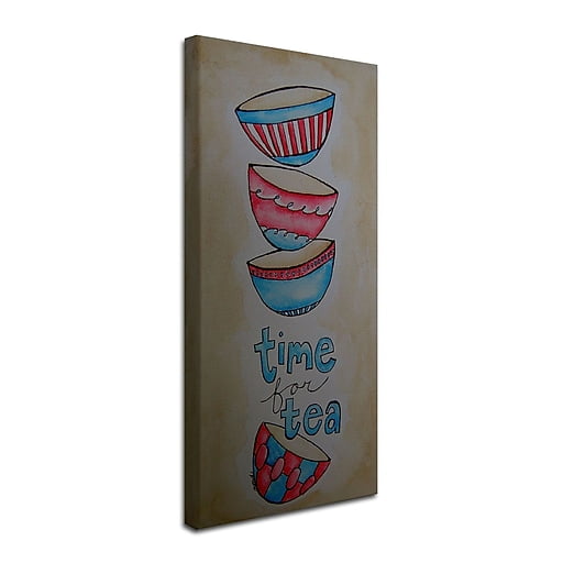 Trademark Fine Art "Tea Time" Canvas Art by Nicole Dietz