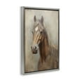 thumbnail image 4 of Stupell Industries Brown Horse Visage Animals & Insects Painting Gray Floater Framed Canvas Art Print Wall Art, 17 x 25, 4 of 10