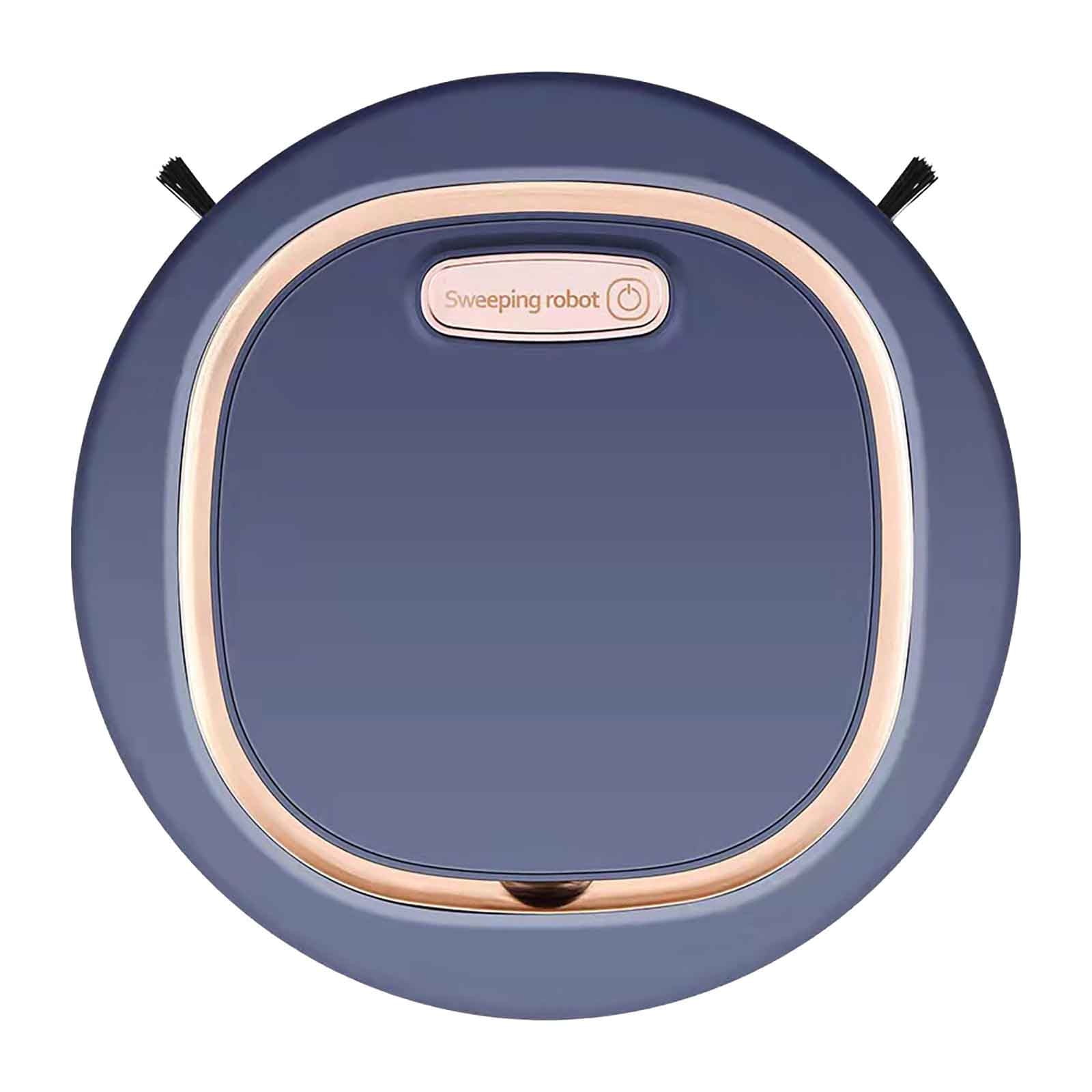 LACKUST Robot Pet Hair Vacuum,Smart Sweeping Robot Sweeping And Mopping Rechargeable Cleaning Machine Mini Vacuum Cleaner,Blue