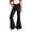 Black, variant on Girls Uniform Pants, Bell Bottoms for Girls School Uniforms, Breast Cancer Awareness Flare Pants, Back To School Outfits (Black, 11-12 Years)