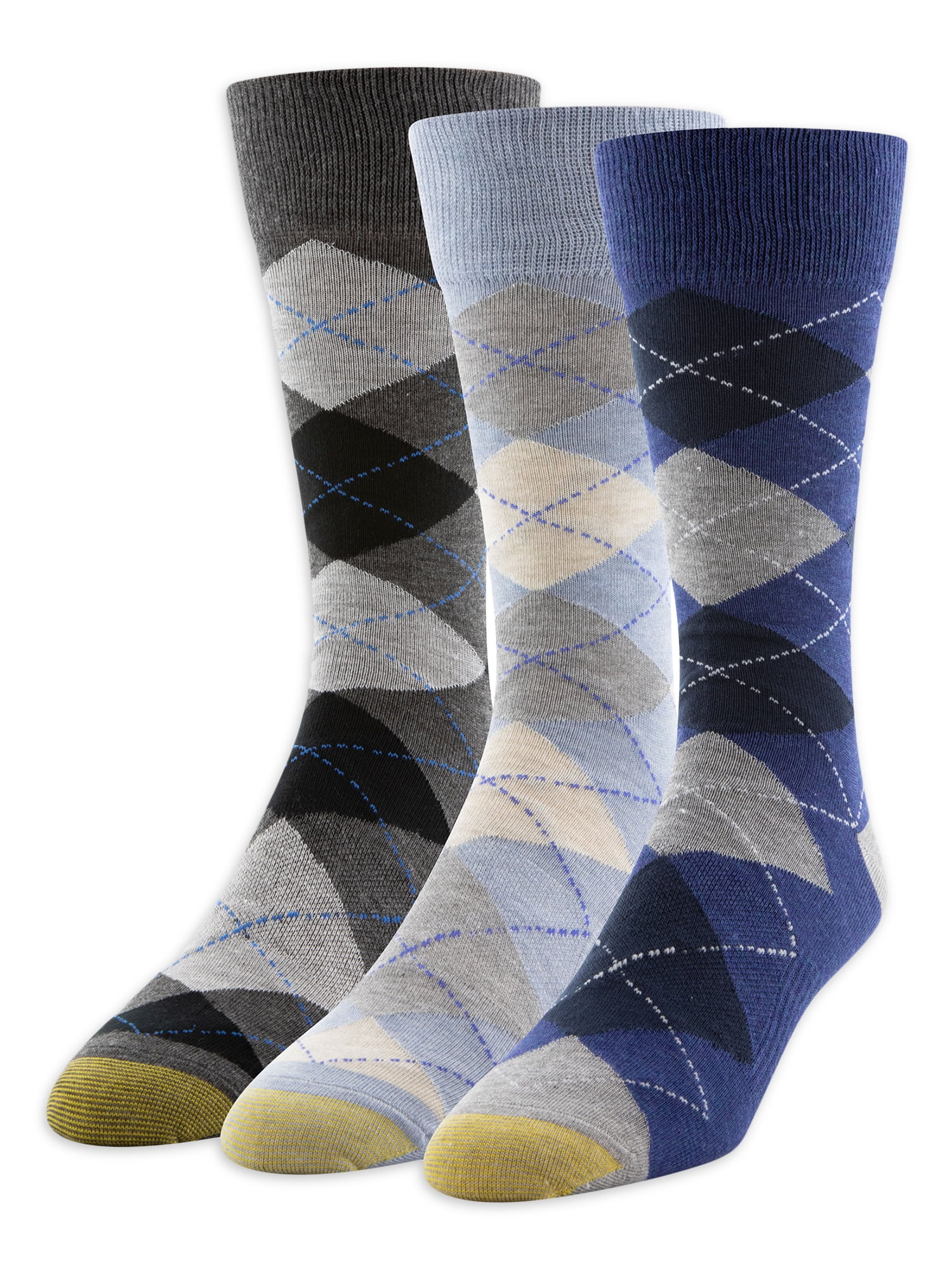 Men's Gold Toe Dress Argyle Crew Socks