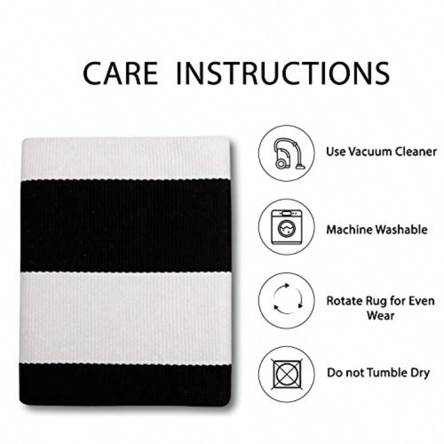 Black White Striped Rug 4x6 Front Door Mats OutdoorWashable Rug For Front Porch Decor Spring Summer Welcome Mats Outdoor Indoor Doormat For Farmhouse Entryway Home Entrance