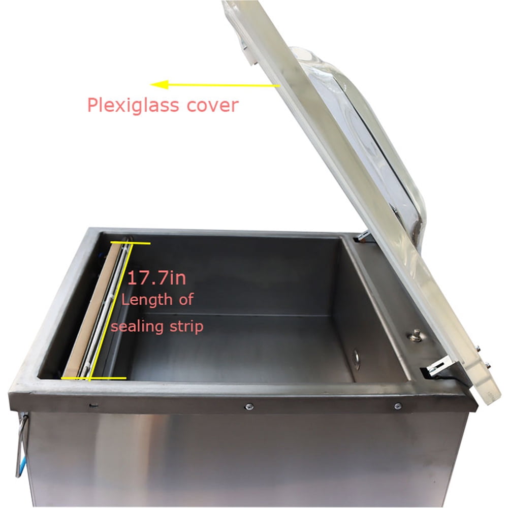 PreAsion Vacuum Packaging Machine DZ450 Single Chamber Desktop Meat Aquatic Products Vegetables Sealing