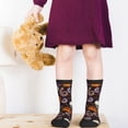 thumbnail image 5 of Fuzoiu Halloween With Skull Print Kids Socks For Boys Girls,Grip Crew Socks with Non Slip,Lightweight Stretch Crew Socks,Toddlers Crew Boot Socks, 5 of 5