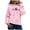 Pink, variant on Halloween Sweatshirts for Women Fall Comfy Hooded Long Sleeve Bell One Shoulder Hoody Heart Print Leisure Cotton Hoodie Hoodies(Coffee,XL)