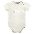 thumbnail image 3 of Hudson Baby Cotton Bodysuits, New Here, 9-12 Months, 3 of 5