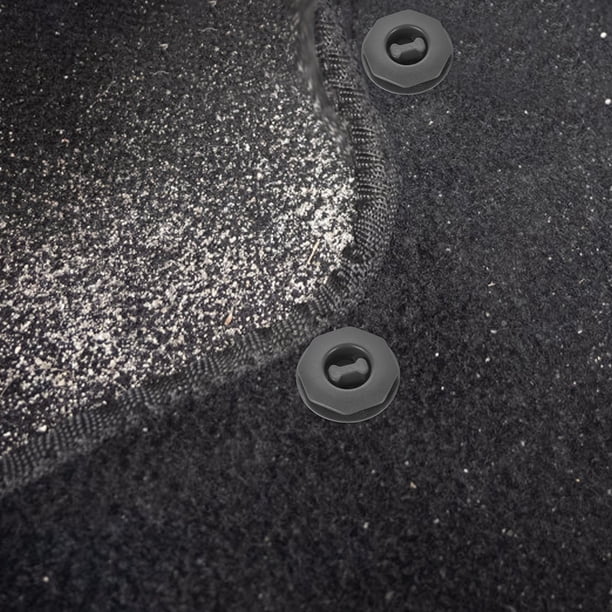 TEHAUX 10Ud Clips Para Alfombrillas De Gris Con Fijación Antideslizante Y Fácil Instalación