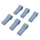 thumbnail image 1 of Lot de 6 séparateurs de câbles réseau en plastique, faciles à utiliser, pour câbles CAT5, CAT5E, CAT6, CAT7, 1 of 4