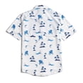 thumbnail image 5 of SCALES Sporty Short Sleeve Button Down Powder Blue, XLarge Buttondown Shirt, 5 of 6
