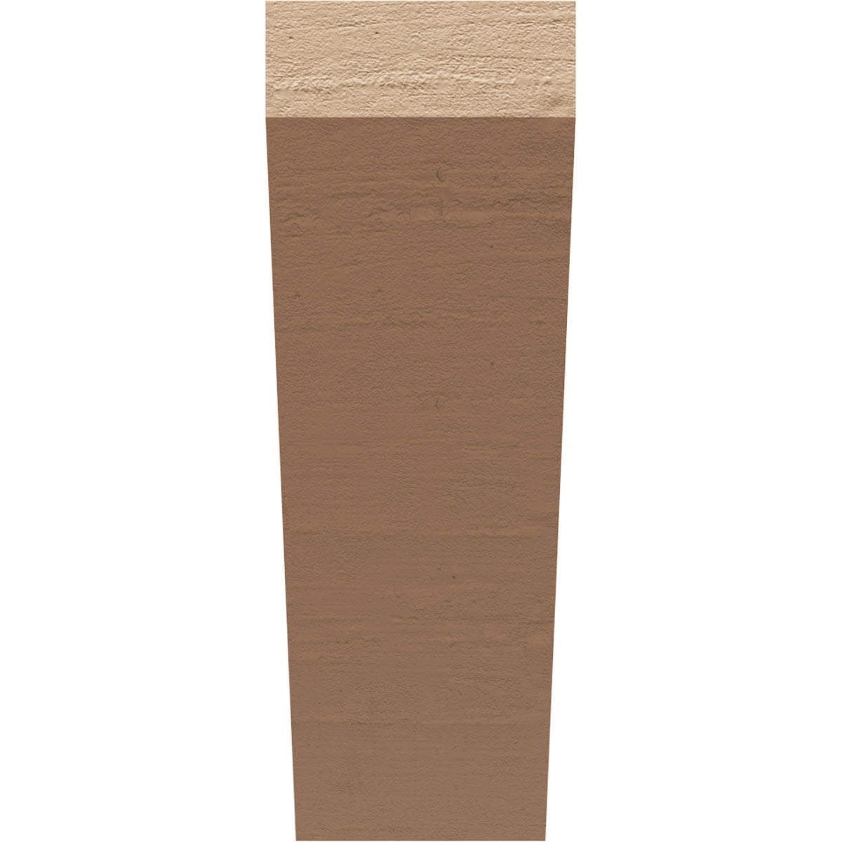 5"W x 10"D x 15"H Classic Concord Rough Cedar Woodgrain TimberThane Corbel, Primed Tan