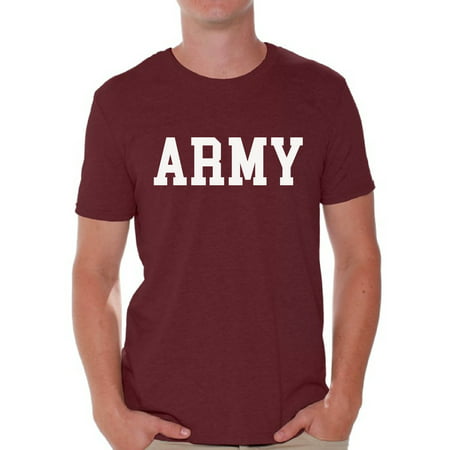 Awkward Styles Men's Army Shirt Military Tshirt Army Gifts for Him Military Training Workout Clothes Army Tshirt for (Best Mens Workout Shirts)