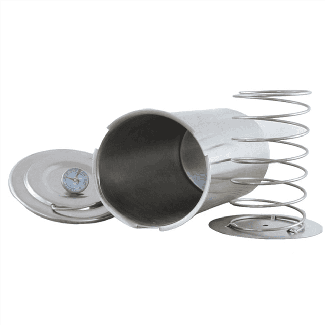 Stainless Steel Ham Press Maker Machine with Thermometer, Meat Poultry Kitchen Cooking Tools