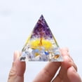 thumbnail image 4 of Crystal Gem Pyramid Meditation Healing Home Office Art Decoration Estatuilla Regalos, 4 of 6