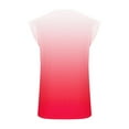 thumbnail image 3 of amkenre Womens Summer Tops Sleeveless Solid Color Gradient Round Neck Shirts Trendy Simple Casual Loose Blouses Vacation Clothes, 3 of 4